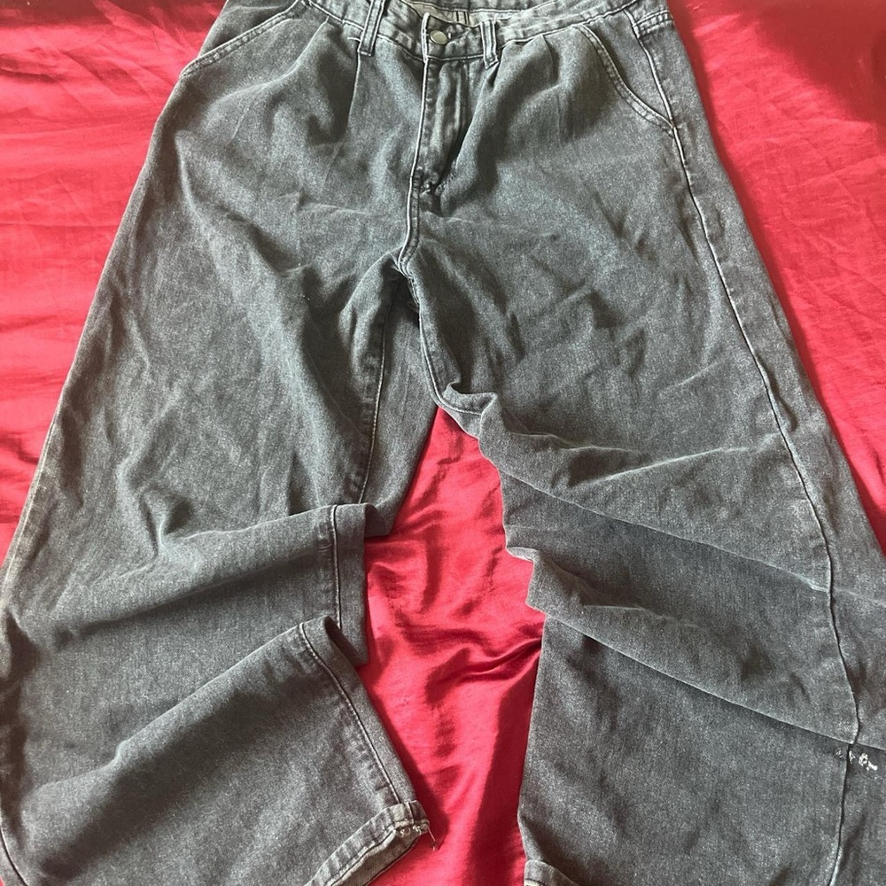 Men's Straight Jeans - Gray